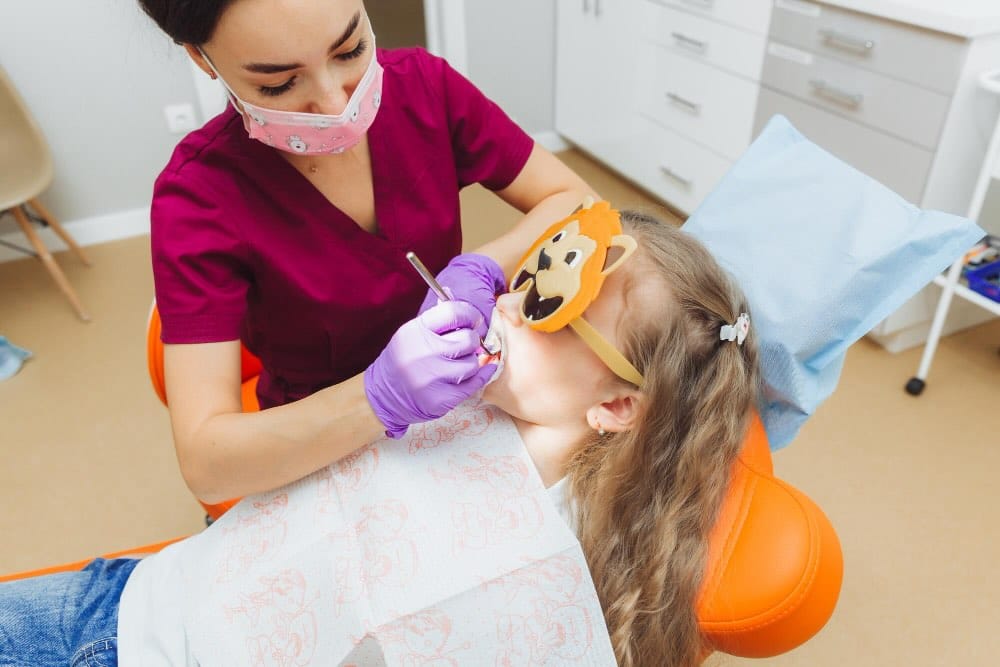 prima visita dal dentista per bambini